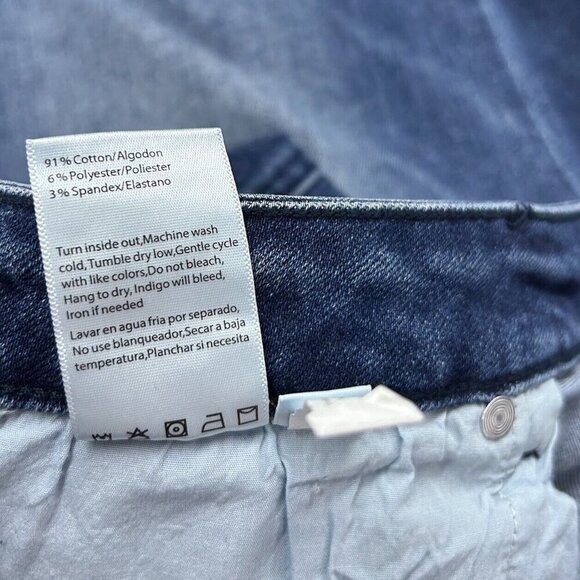 NEW Risen High Rise Slit Straight Jeans Womens Size 3XL Ankle - Picture 11 of 11